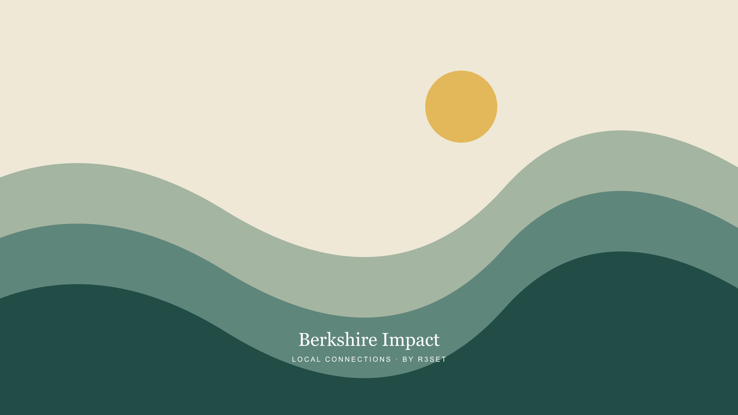 Berkshire-inspired morning wallpaper design